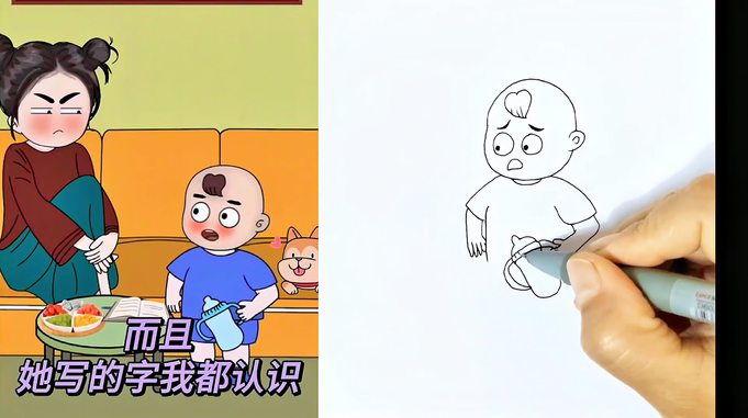 这“熊孩子”还怪起老师来喽！  萌娃搞笑日常  人类幼崽  熊孩子