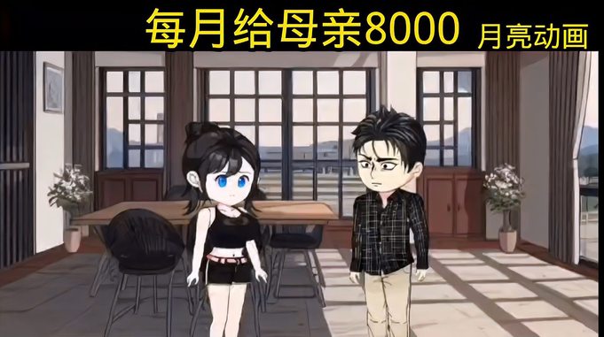 老公月薪三万给婆婆8000