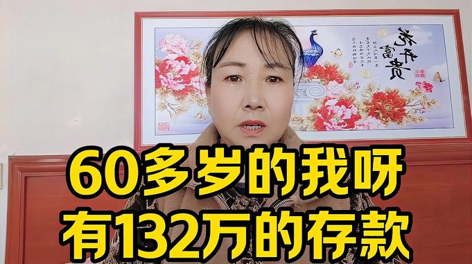 60多岁的我呀有132万的存款